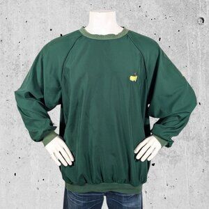 Augusta National Masters Green Windbreaker Pullover Size Large Made in the USA